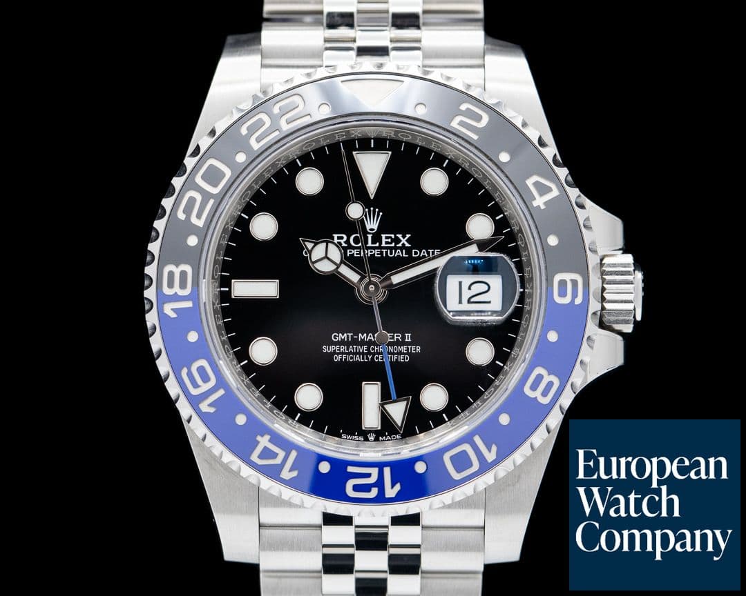 Image of Rolex GMT Master II 126710 Ceramic "Batman" SS 