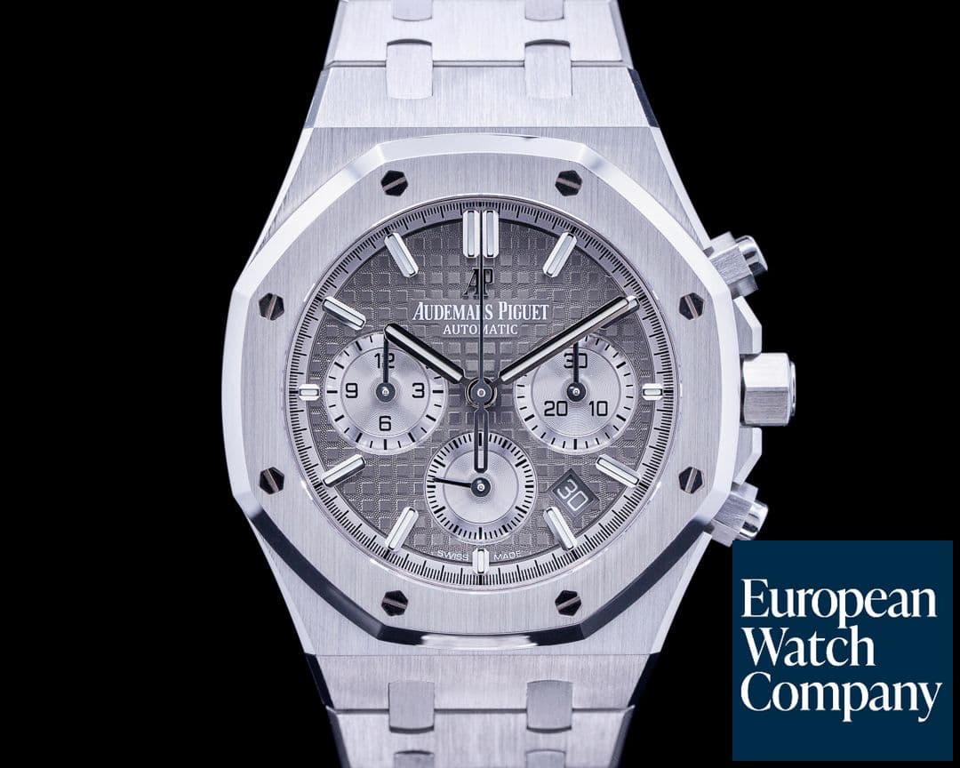 Image of Audemars Piguet Royal Oak Chronograph Ruthenium Dial SS 38MM