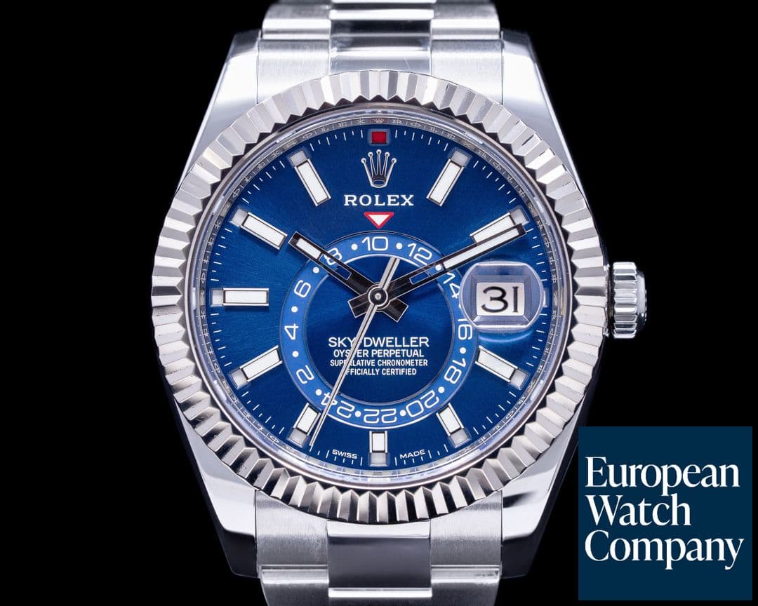 Image of Rolex Sky Dweller 326934 Steel Blue SS / Oyster 2021