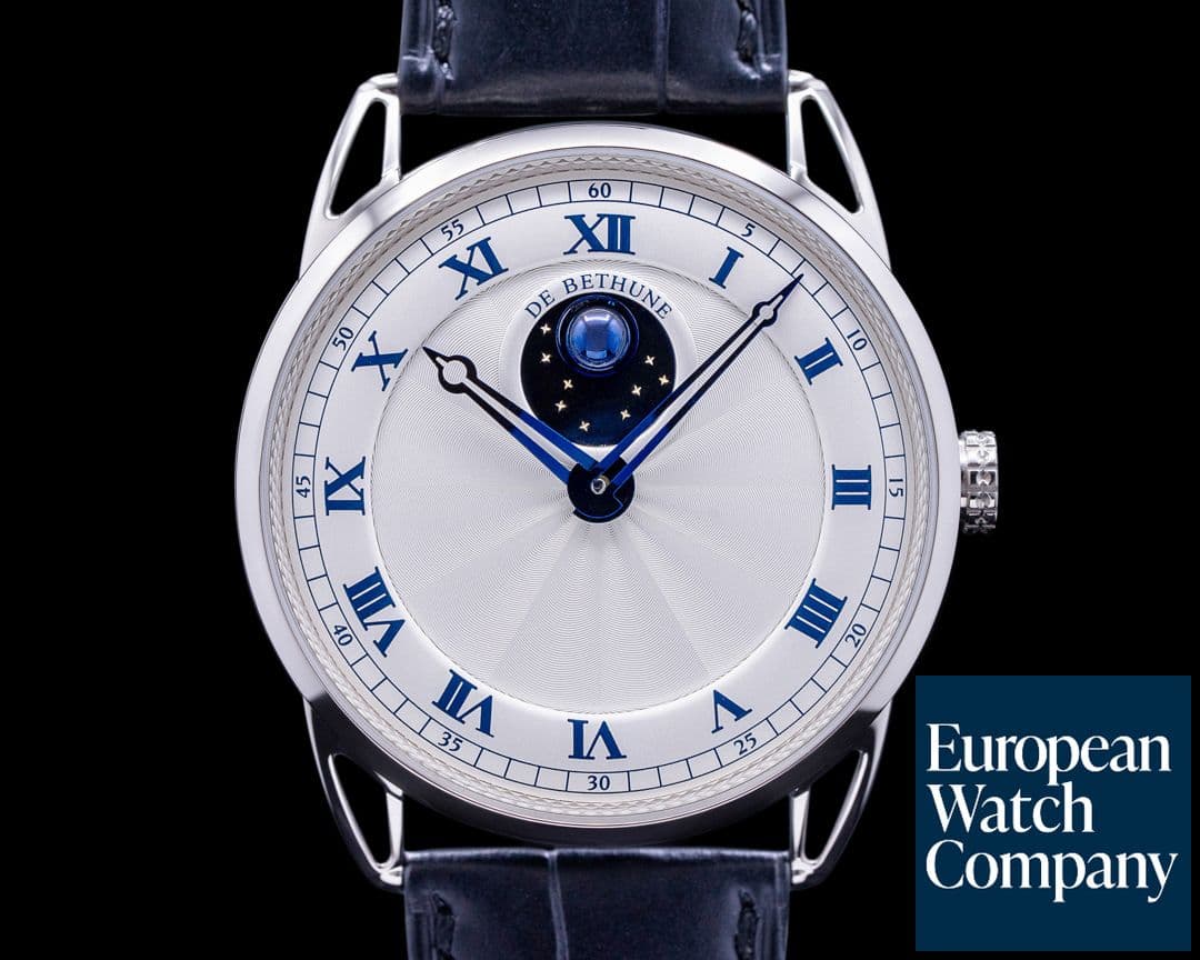 Image of De Bethune Moon Phase DB25 18K white Gold 