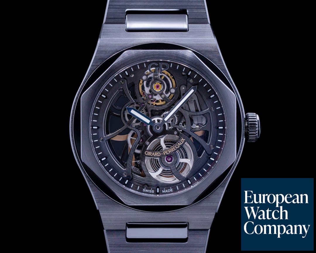 Image of Girard Perregaux Laureato Skeleton Black Ceramic 2022