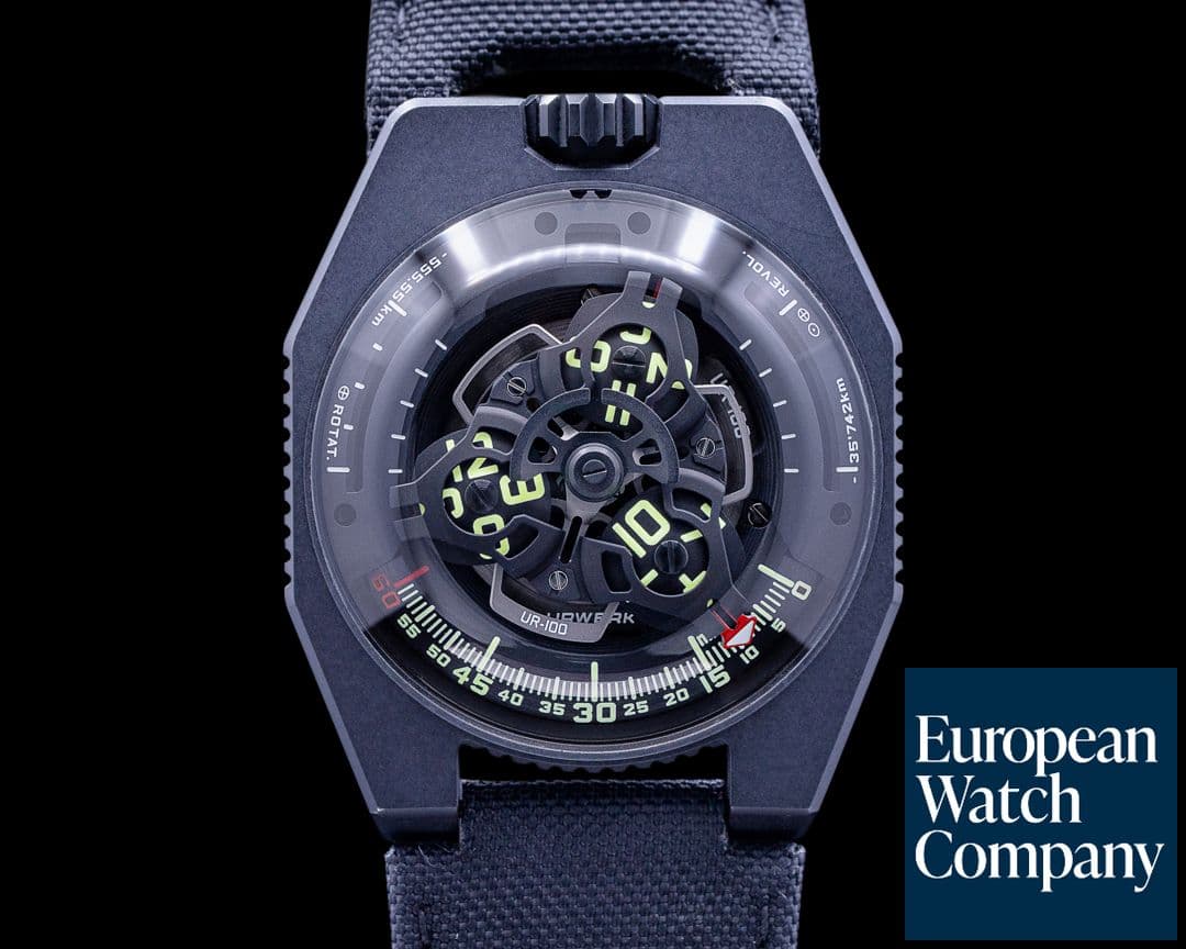 Image of URWERK UR-100 Black LIMITED TO 25 PIECES