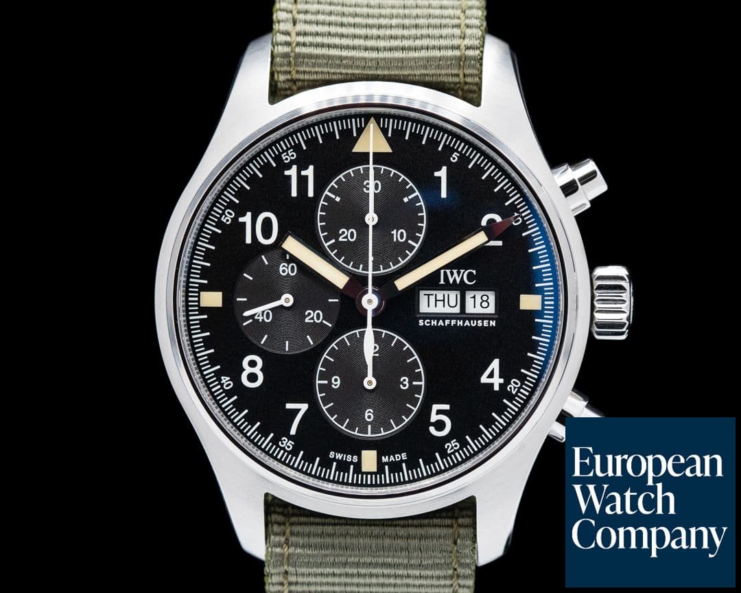 Image of IWC Flieger Pilot's Watch Chronograph SS 2022  