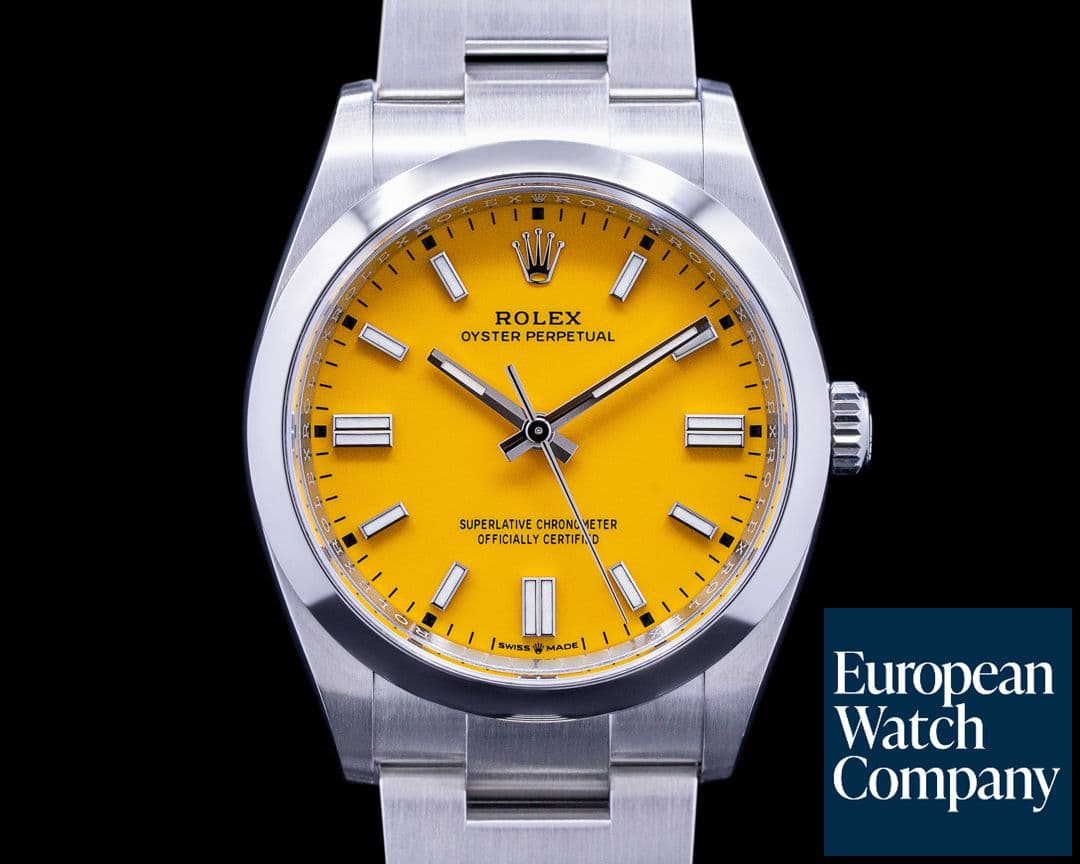 Image of Rolex Oyster Perpetual 126000 36MM SS Yellow DISCONTINUED