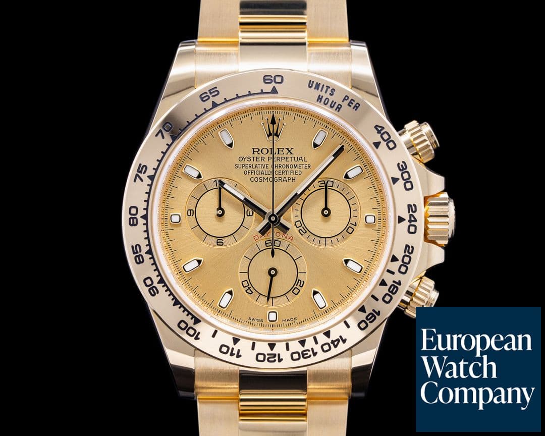 Image of Rolex Daytona 116508 18k Yellow Gold/Bracelet Champagne/Champagne Dial