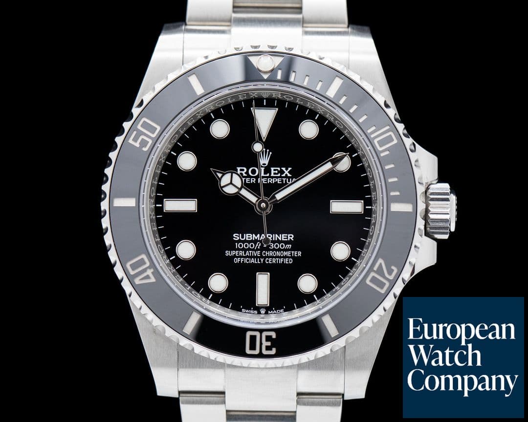 Image of Rolex Submariner 124060 No Date Ceramic Bezel 41MM 
