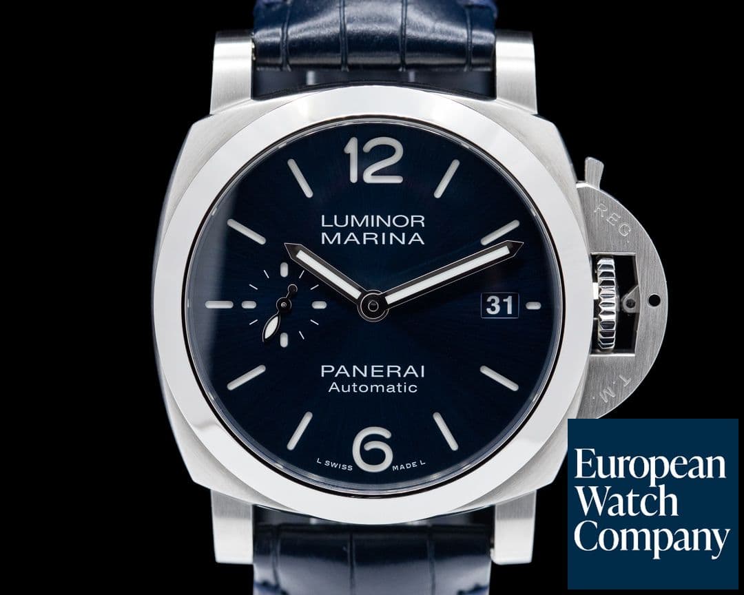 Image of Panerai Panerai PAM 1270 Luminor Quaranta 40mm BLUE Dial