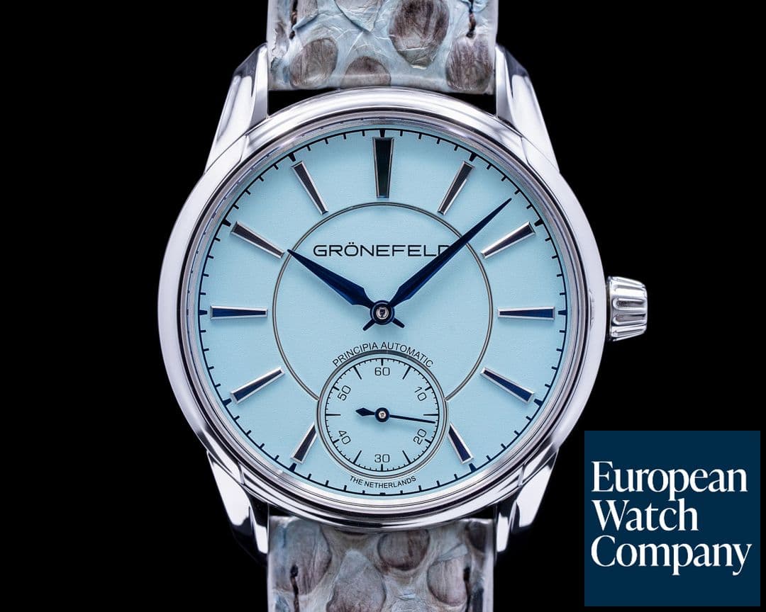 Image of Gronefeld 1941 Principia Automatic Steel Turquoise Dial 2021 