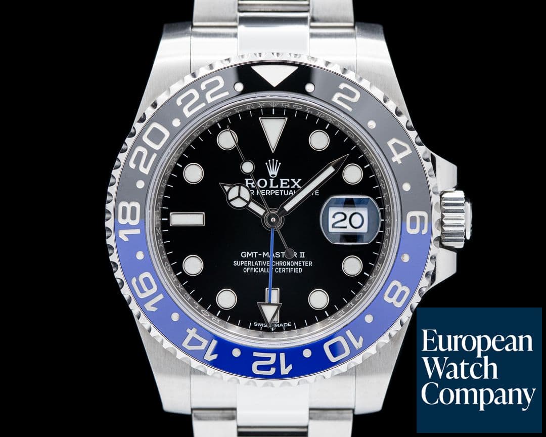Image of Rolex GMT Master II 116710 Ceramic "Batman" SS
