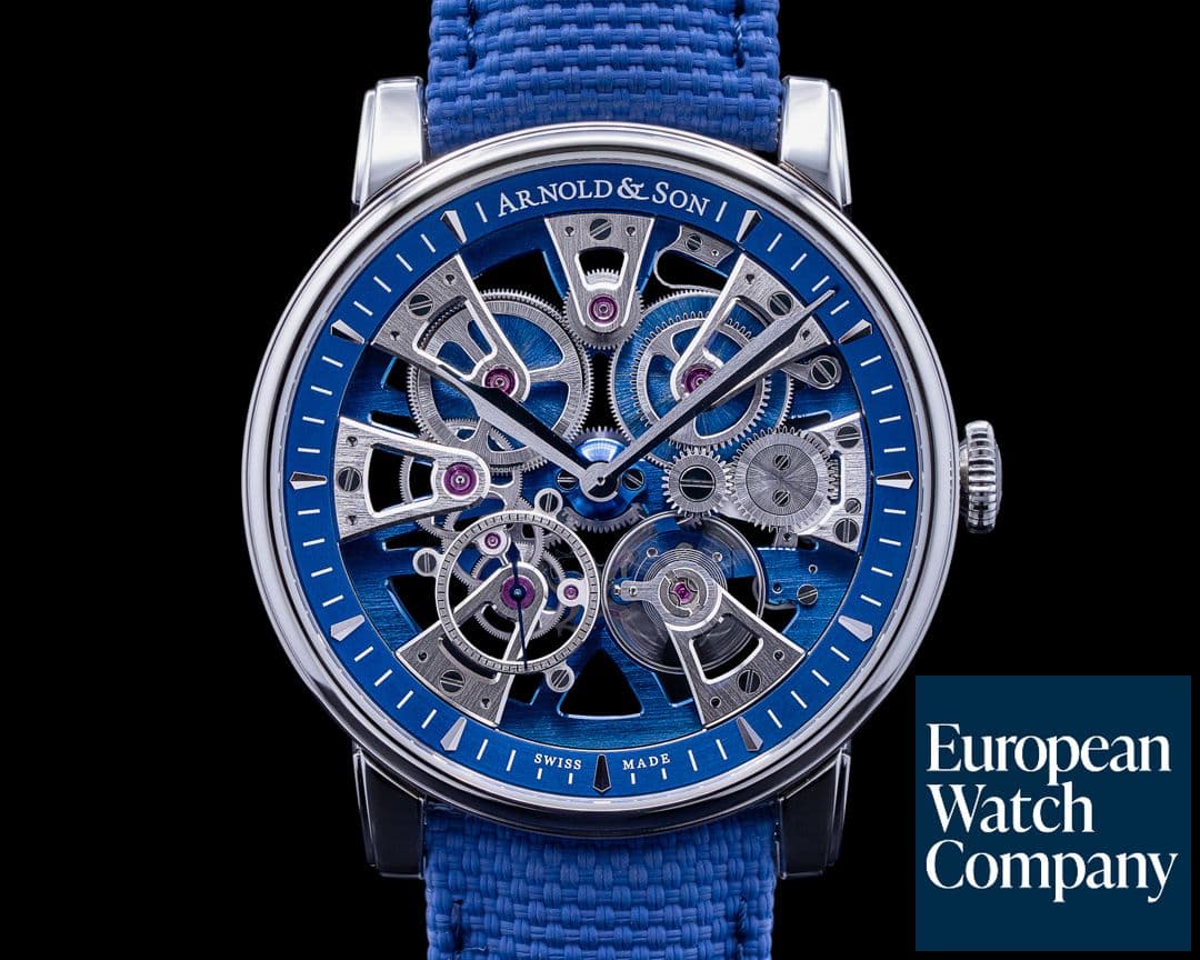 Image of Arnold & Son Nebula 41.5 SS Blue Skeleton 