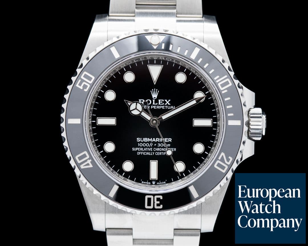 Image of Rolex Submariner 124060 No Date Ceramic Bezel 41MM 2022
