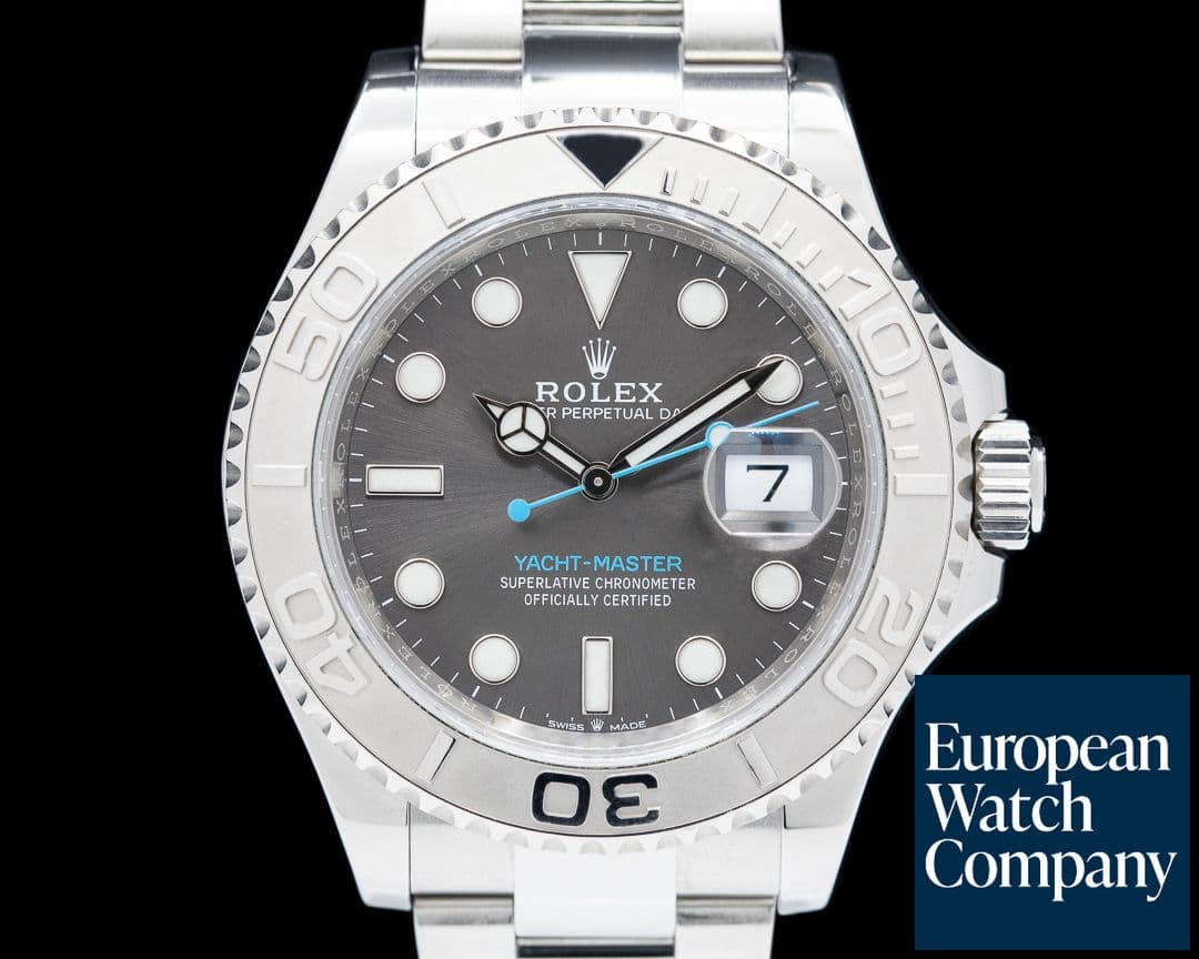 Image of Rolex Yacht Master SS Dark Rhodium Dial / Platinum Bezel 2019