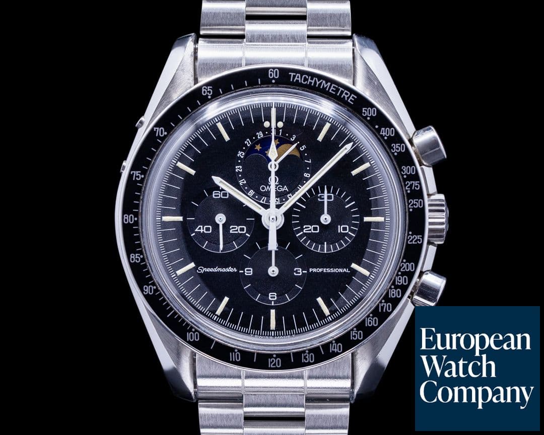 Image of Omega Speedmaster Professional 345.0809 "Speedymoon" Moonphase BOX AND PAPERS