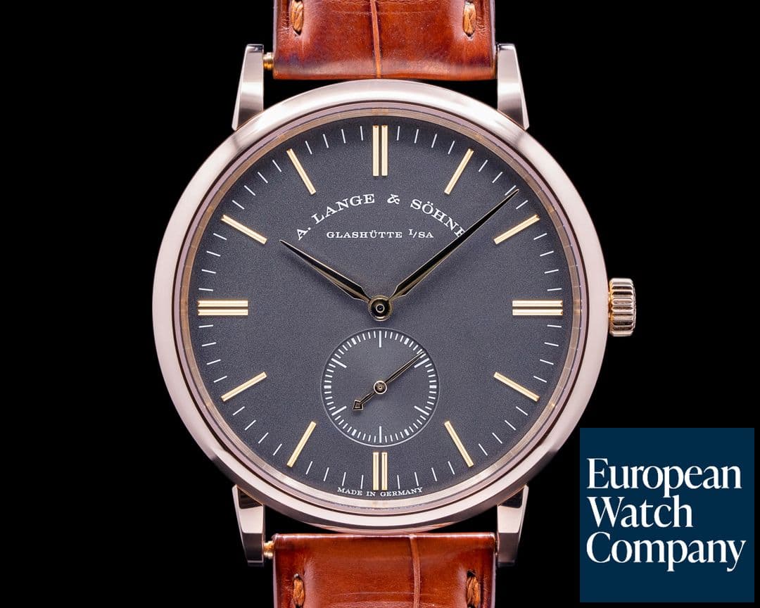 Image of A. Lange and Sohne Saxonia Manual Wind 18K Rose / Grey Dial BOUTIQUE 2021