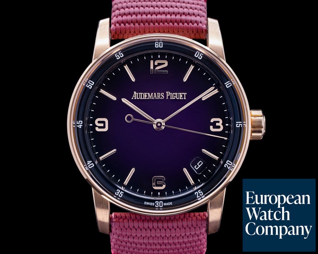 Image of Audemars Piguet Code 11:59 Automatic 18k Rose Gold / Smoked Purple Dial