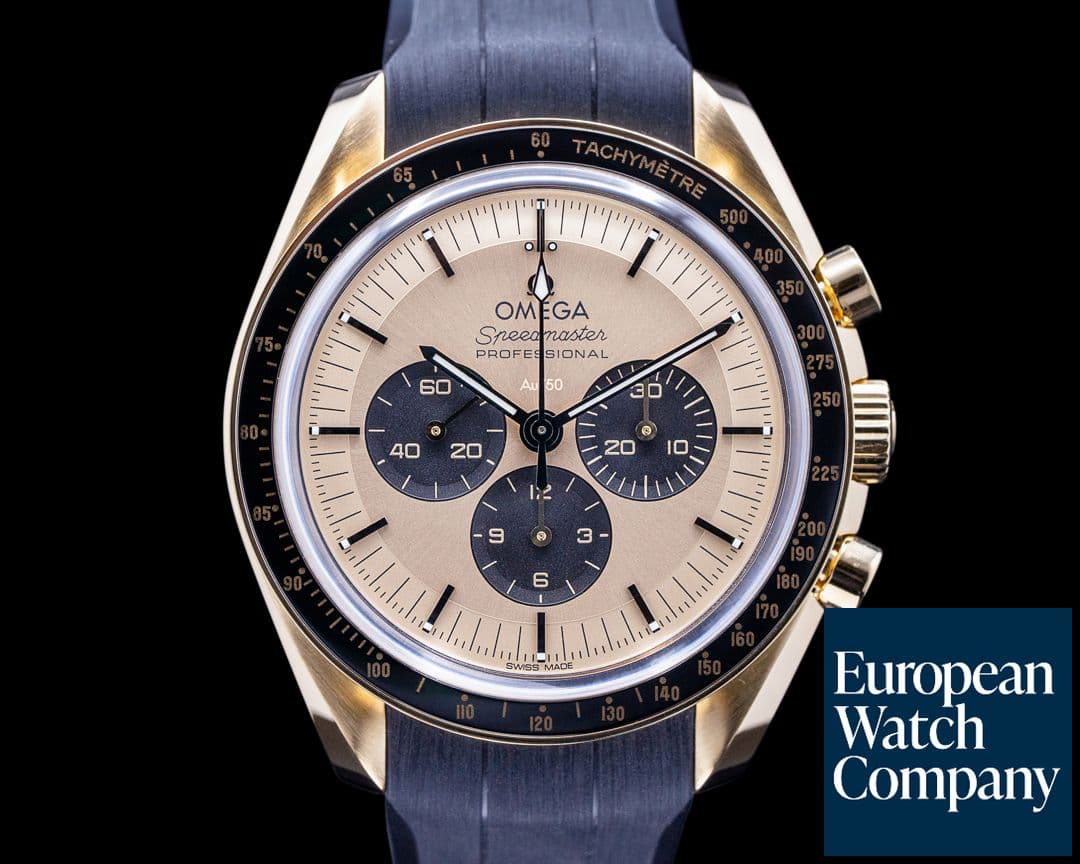 Image of Omega Speedmaster Moonwatch Professional Moonshine Gold UNWORN