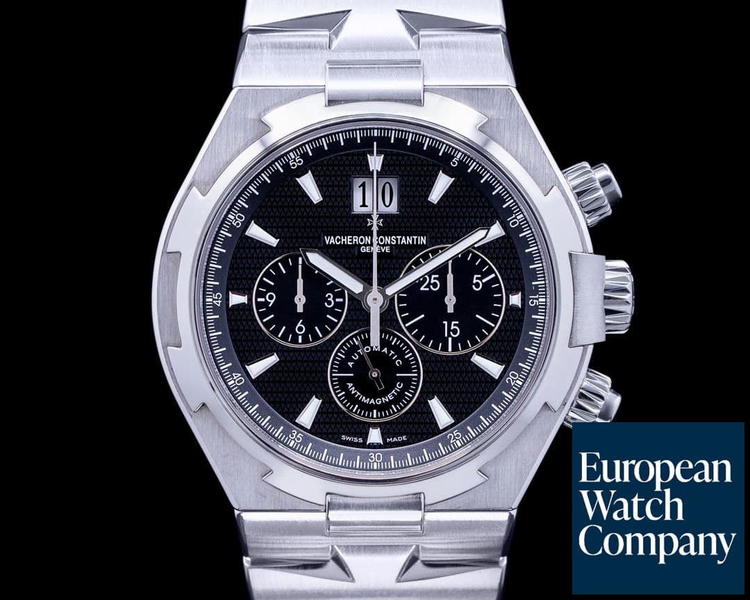 Image of Vacheron Constantin Overseas 49150/B01A Chronograph Black Dial SS 