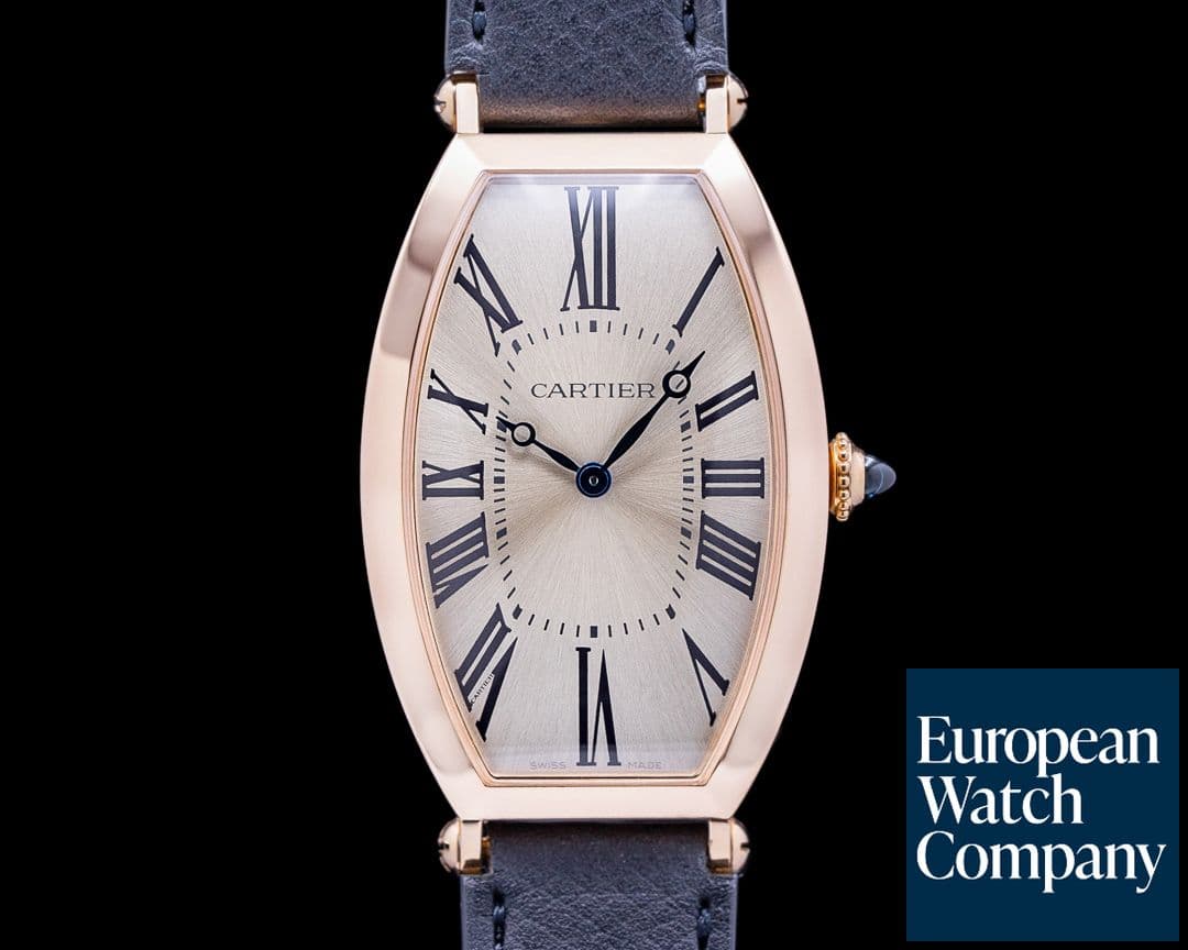 Image of Cartier Tonneau Large Manual Wind 18k Rose Gold WGTN0006 