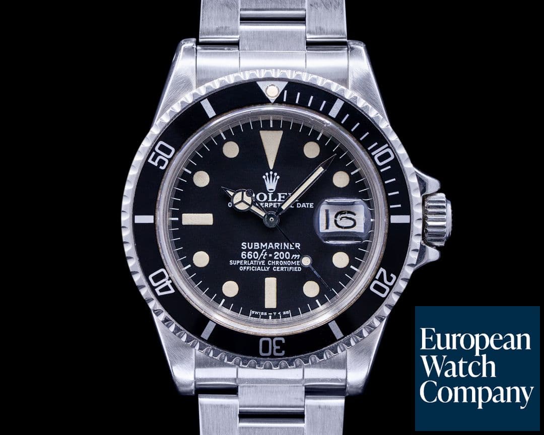 Image of Rolex Submariner 1680 SS Matte Dial Circa 1978