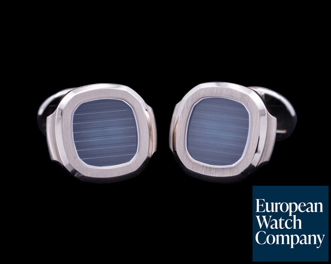 Image of Patek Philippe Patek Nautilus Cuff Links 18k White Gold