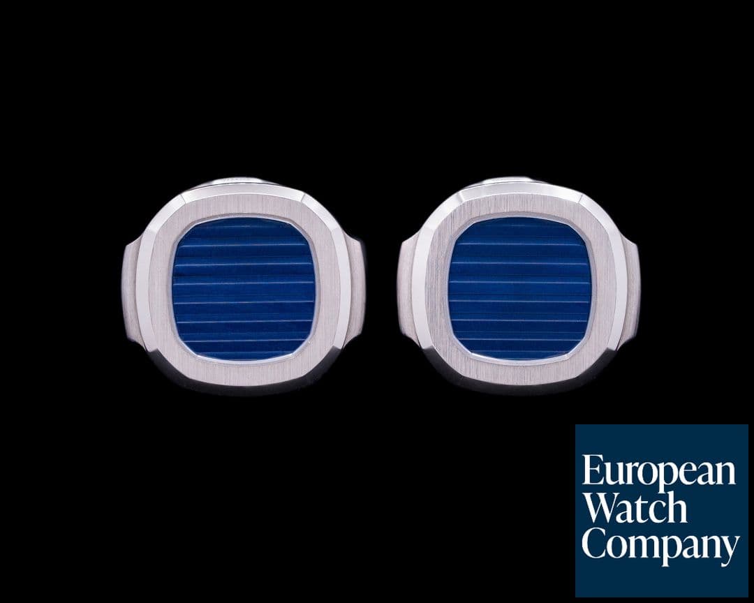 Image of Patek Philippe Patek Nautilus Cuff Links 18k White Gold