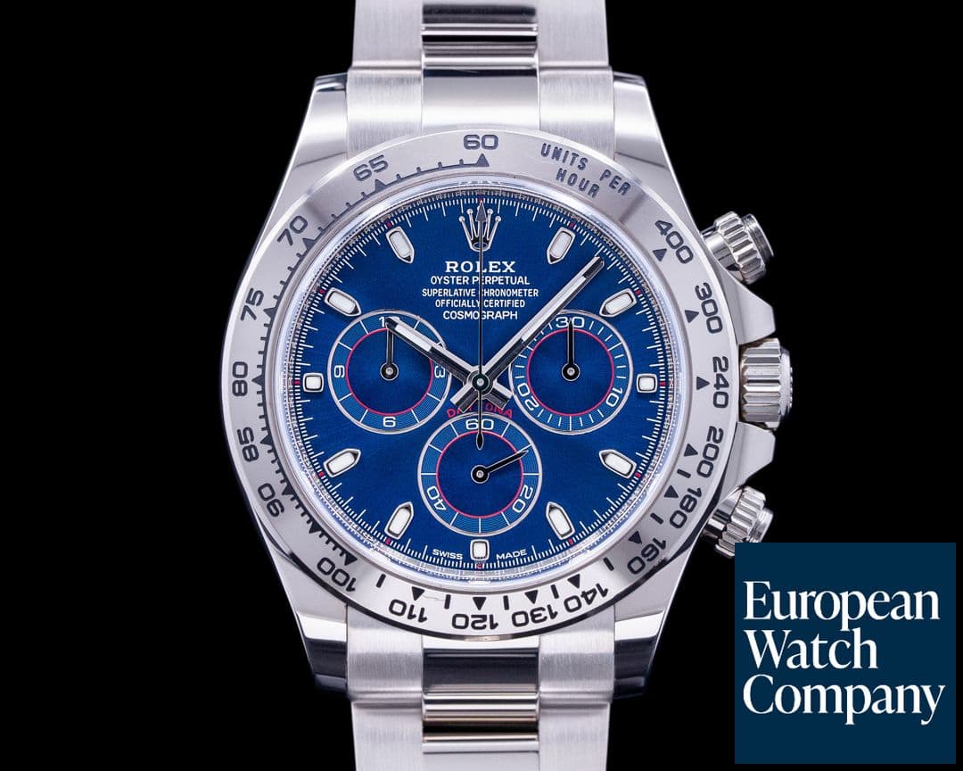 Image of Rolex Daytona 116509 Blue Dial 18K White Gold