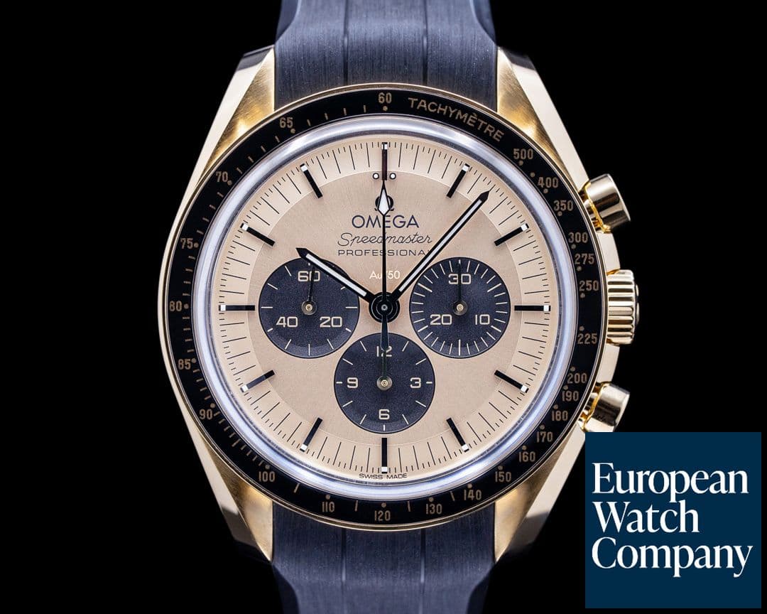 Image of Omega Speedmaster Moonwatch Professional Moonshine Gold UNWORN