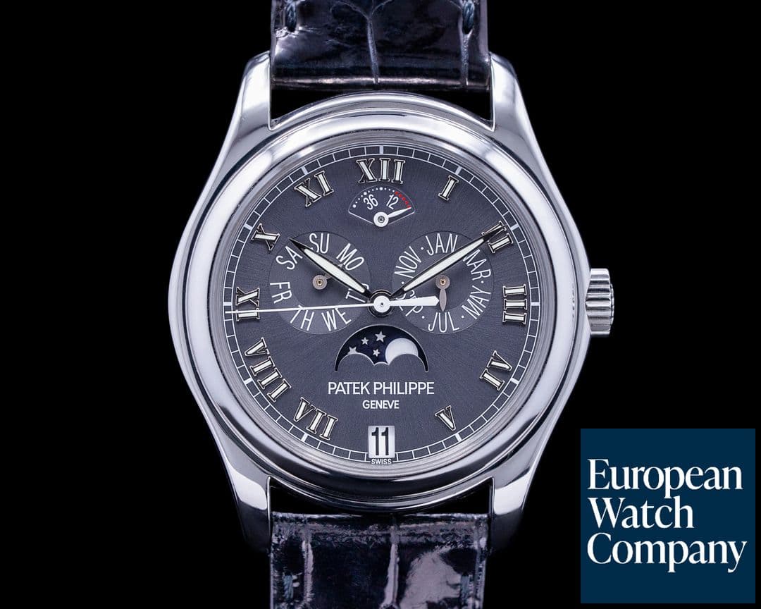 Image of Patek Philippe Annual Calendar Power Reserve Grey Dial Platinum