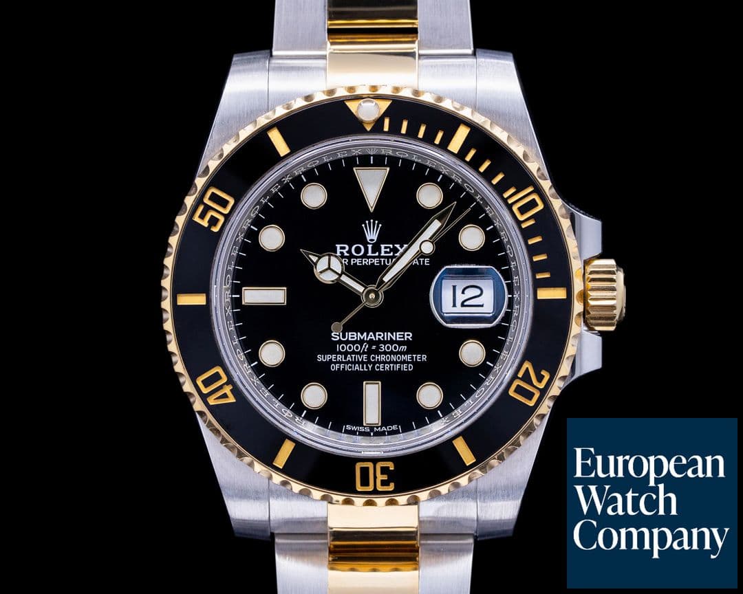 Image of Rolex Submariner 116613LN Ceramic Black Dial 18K / SS 2020 DISCONTINUED