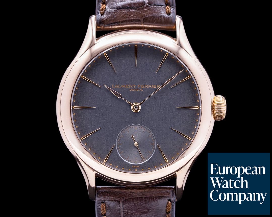 Image of Laurent Ferrier Galet Micro Rotor 18k Red Gold Silver Dial