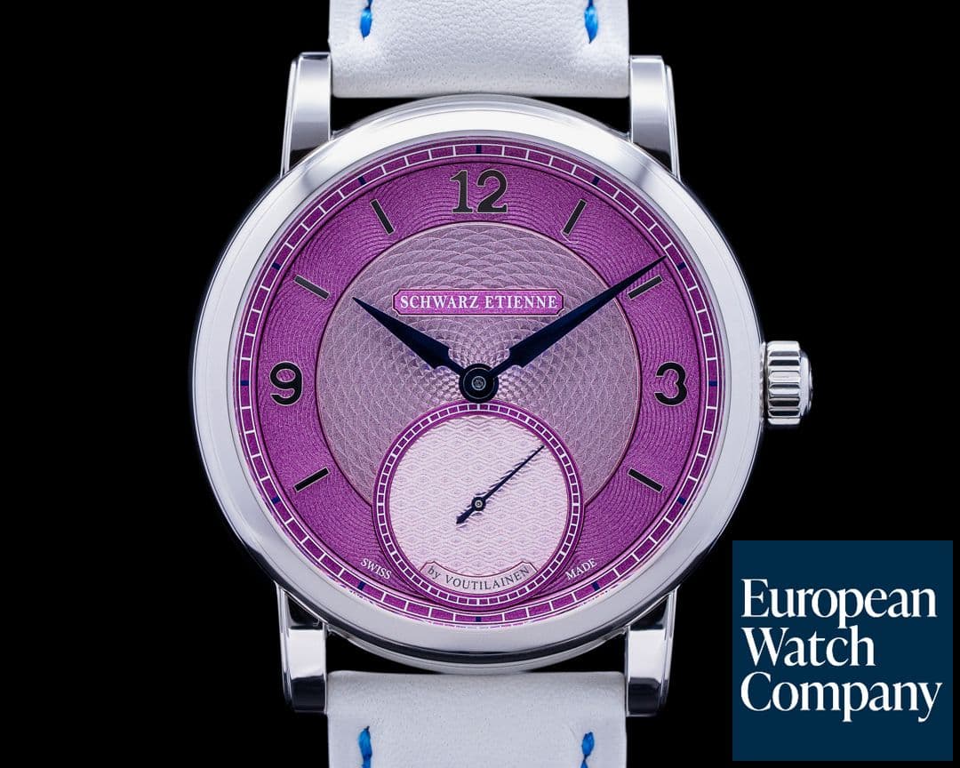 Image of Schwarz Etienne Roma Synergy by Kari Voutilainen SS / Pink-Purple Dial LIMITED For Golds
