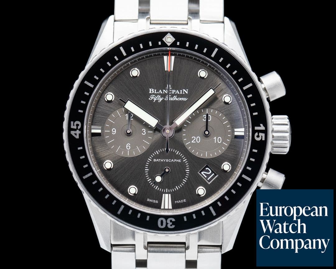 Image of Blancpain Fifty Fathoms Bathyscaphe Flyback Chronograph SS 