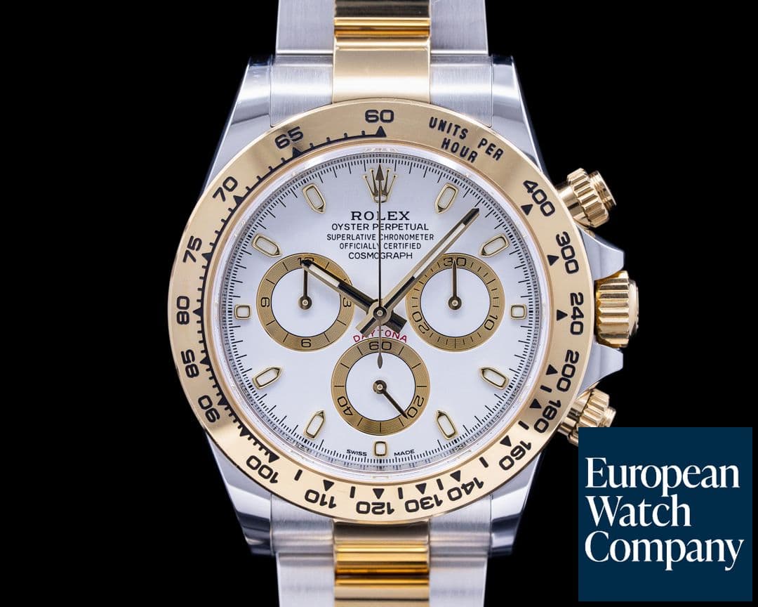 Image of Rolex Daytona White Dial 18K Yellow Gold/SS 2019