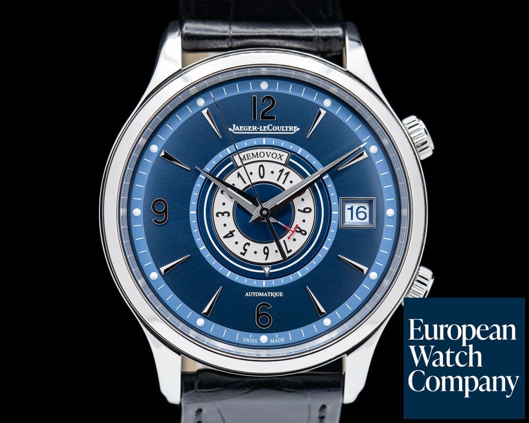 Image of Jaeger LeCoultre Master Control Memovox Timer Alarm SS Blue Dial LIMITED 2021