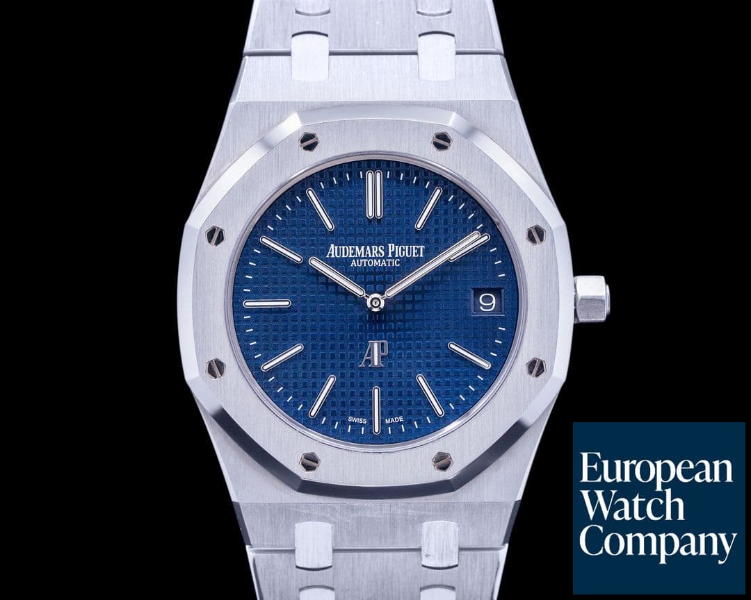 Image of Audemars Piguet Royal Oak Extra Thin Blue Dial SS 15202ST 