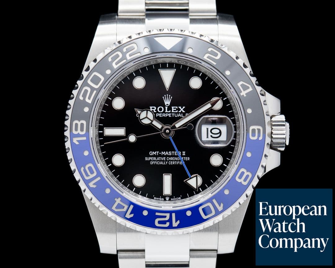 Image of Rolex GMT Master II 126710 Ceramic "Batman" SS / SS