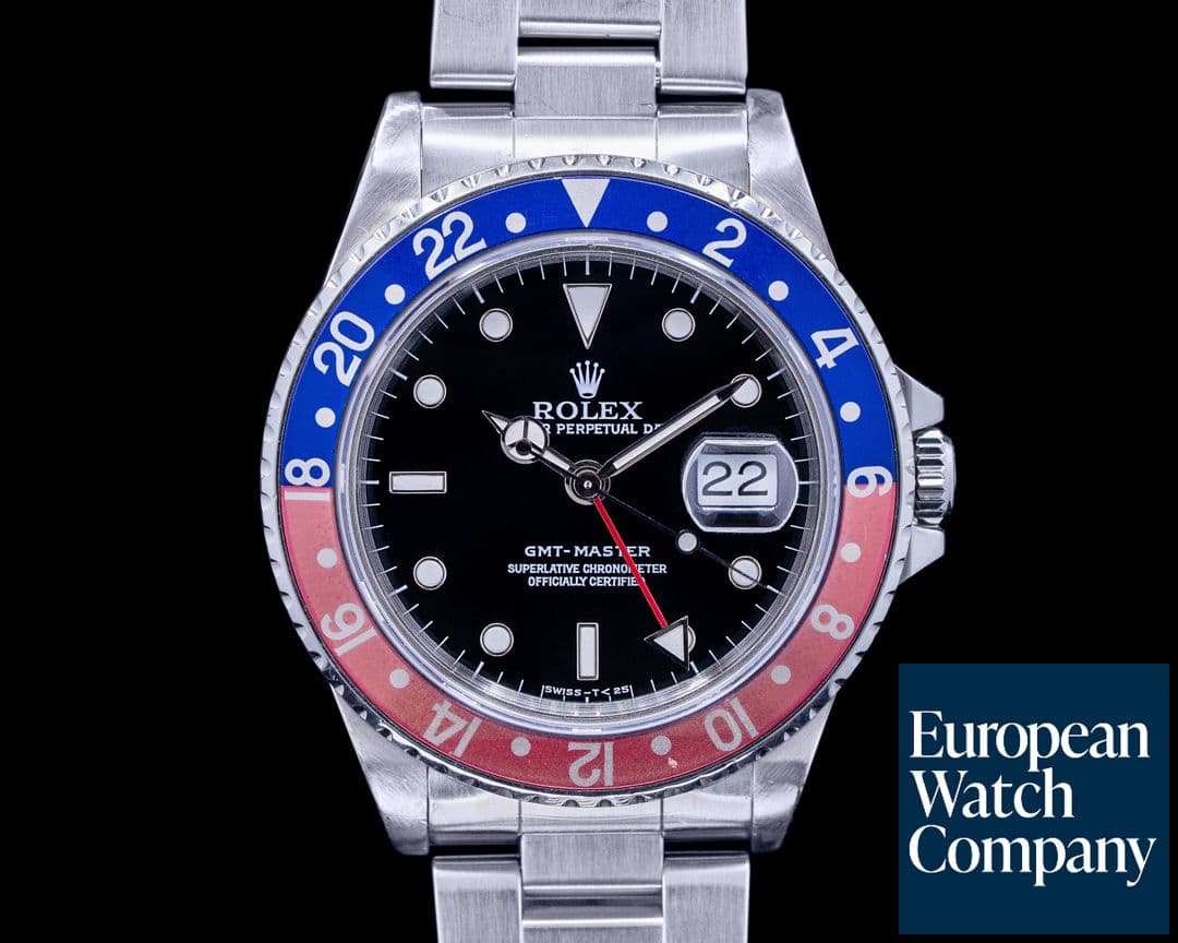 Image of Rolex 16700 GMT Master Red / Blue Pepsi Bezel 