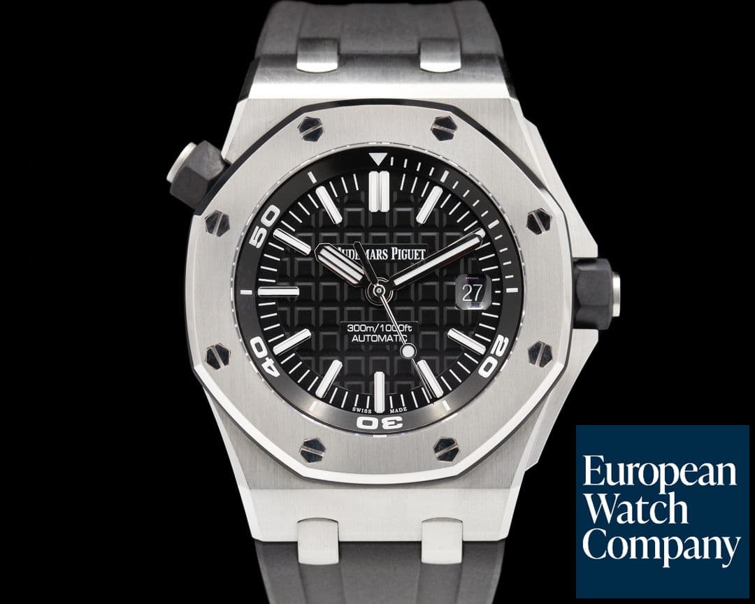 Image of Audemars Piguet Royal Oak 15710ST Offshore Diver Black / Rubber 
