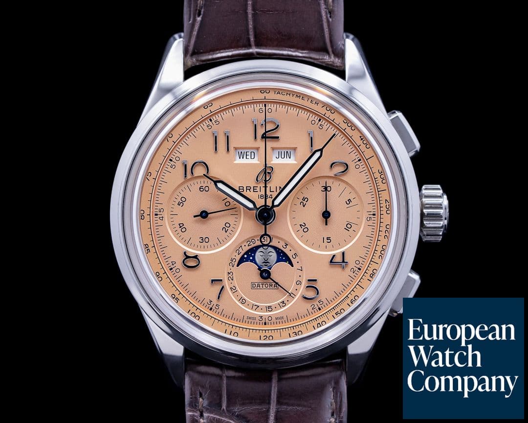 Image of Breitling Premier B25 Datora Salmon Dial 