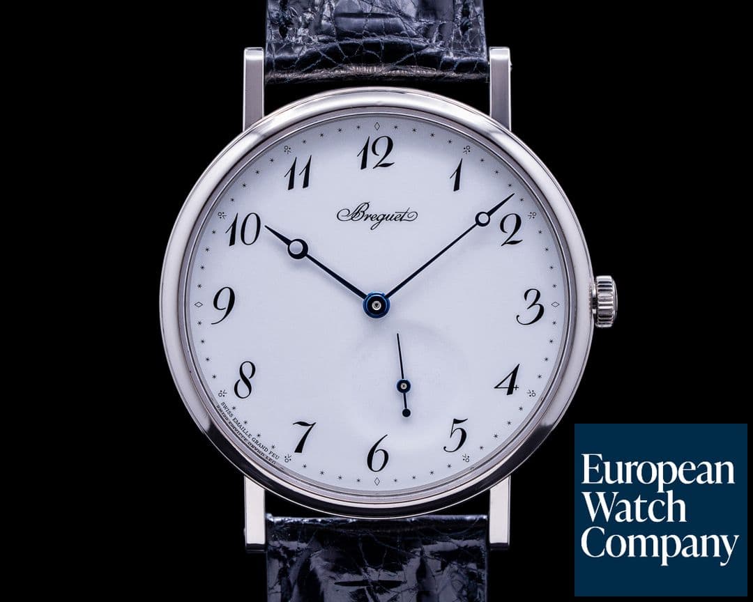 Image of Breguet Classique Automatic Enamel Dial 18K White Gold 