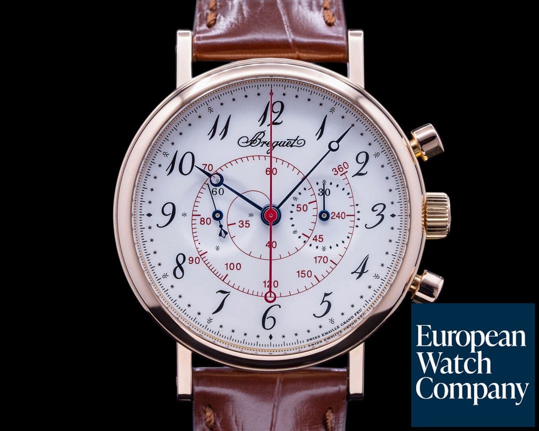 Image of Breguet Classique Chronograph 5247 18k Rose Gold