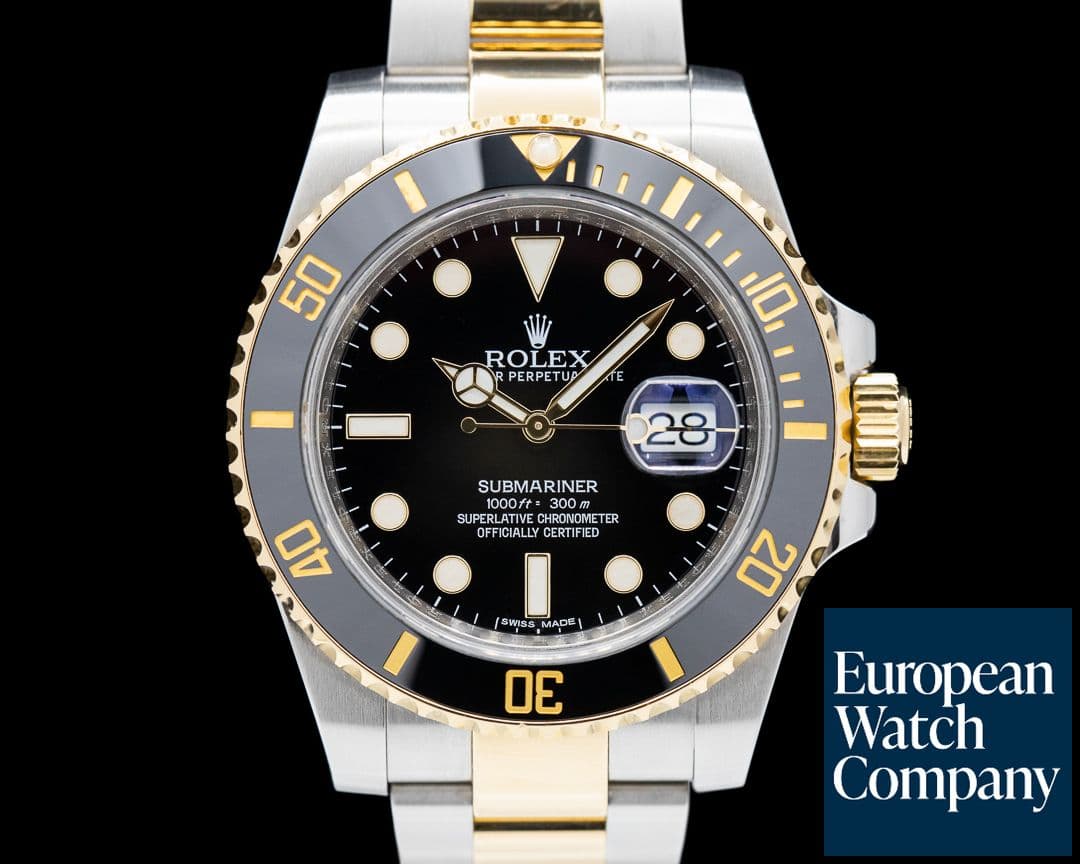 Image of Rolex Submariner 116613LN Ceramic Black Dial 18K / SS 