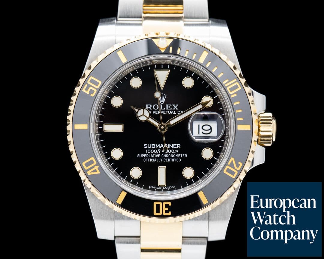 Image of Rolex Submariner 116613LN Ceramic Black Dial 18K / SS 
