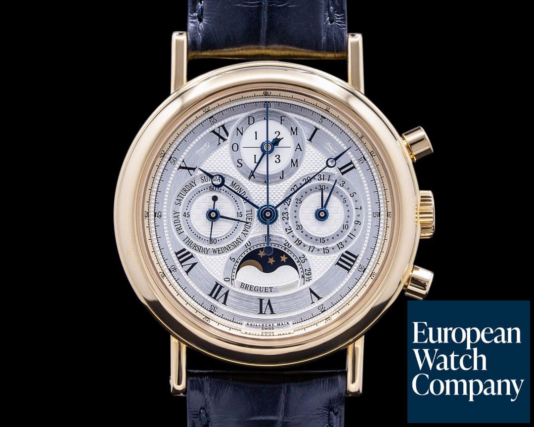 Image of Breguet Classique Perpetual 3617 Calendar Chronograph 18k Yellow Gold