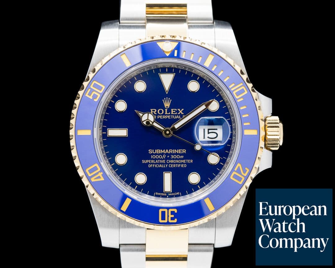 Image of Rolex Submariner 116613LB Ceramic Blue Dial 18K / SS 