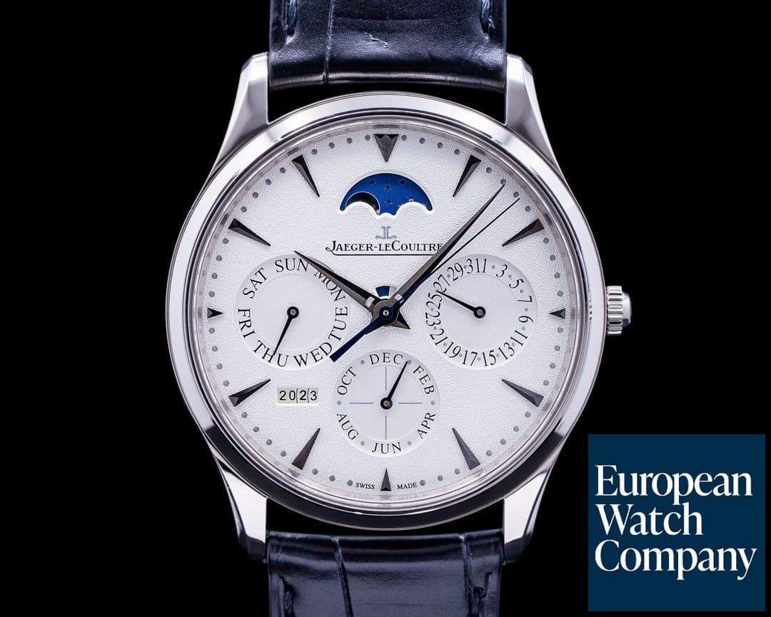Image of Jaeger LeCoultre Master Ultra Thin Perpetual Calendar 18k White Gold