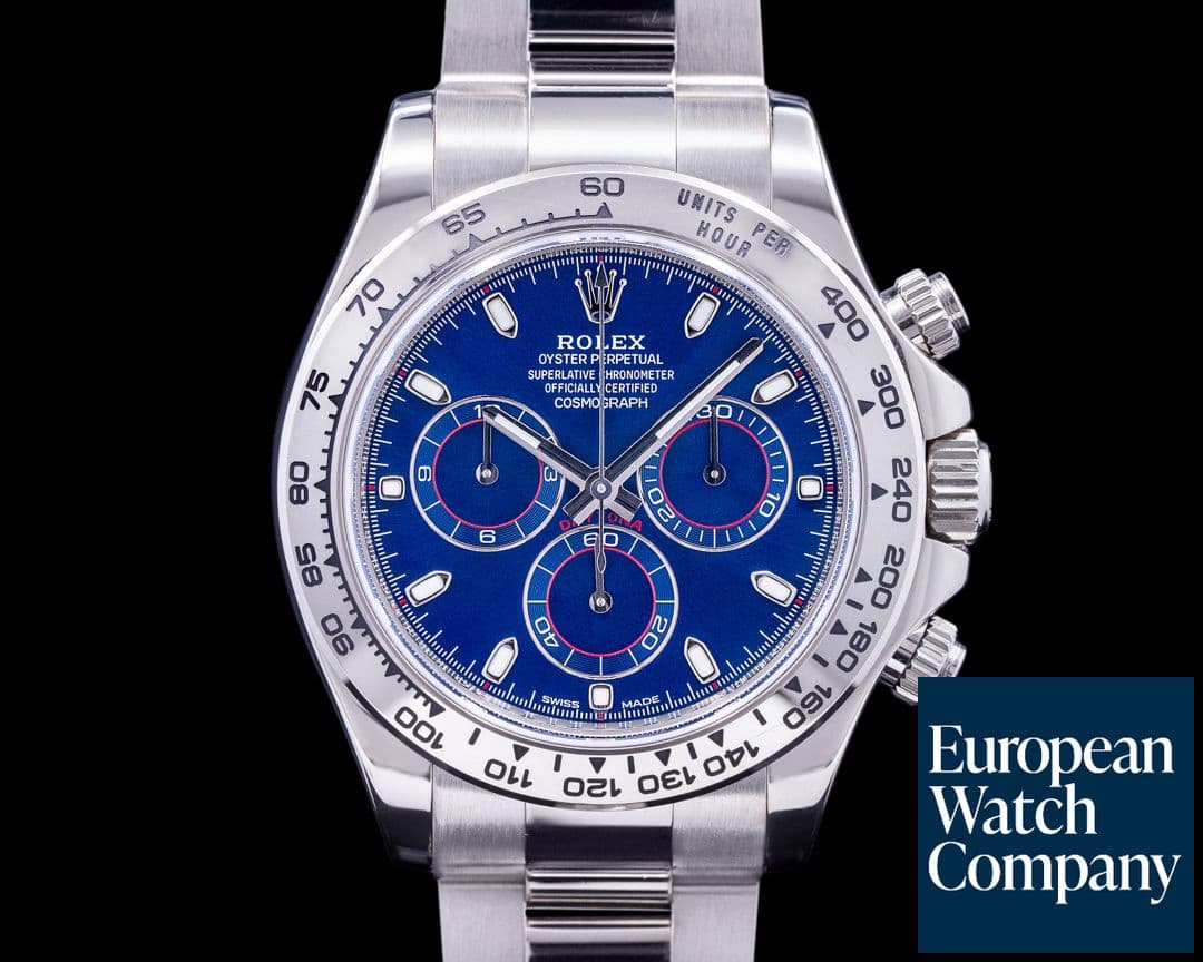 Image of Rolex Daytona 116509 Blue Dial 18K White Gold