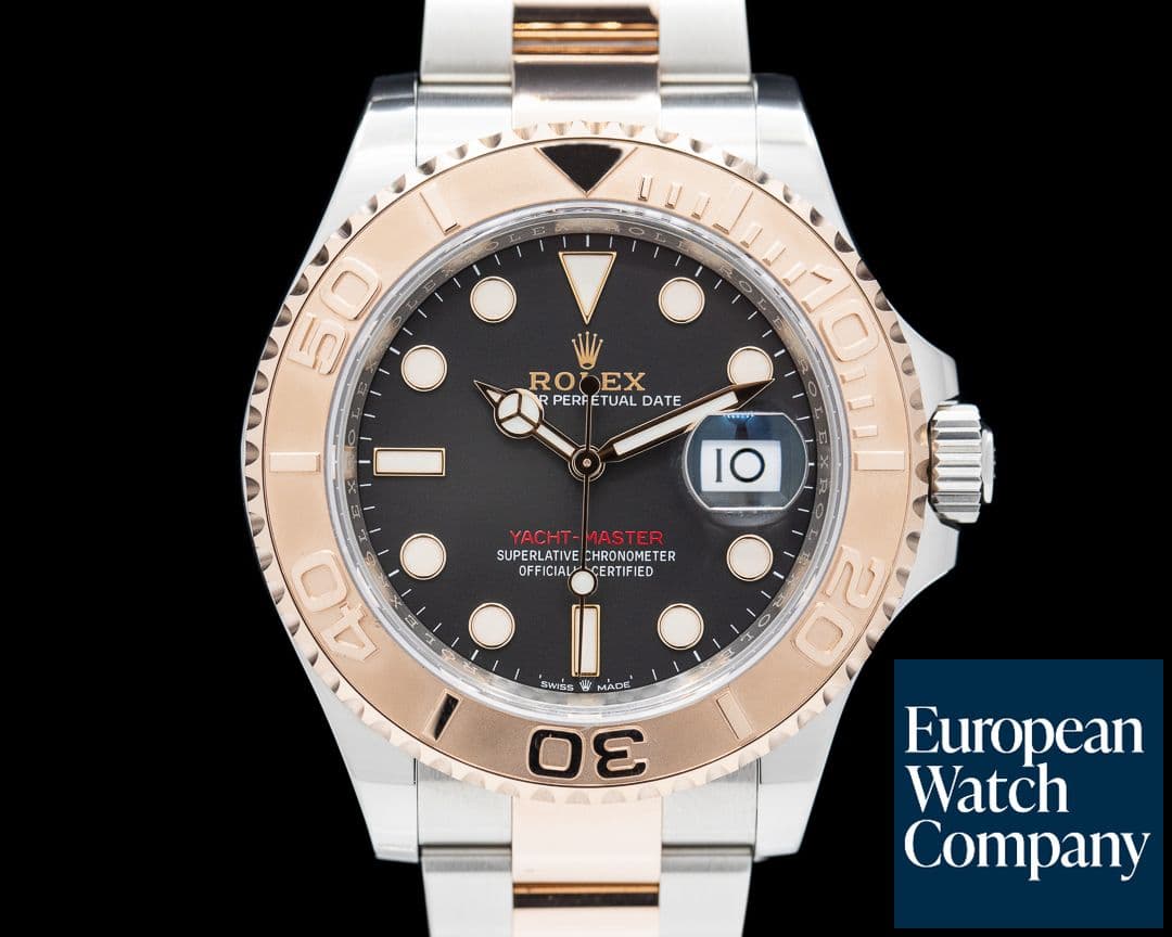 Image of Rolex Yachtmaster 18K Rose Gold / SS Black Dial 2021