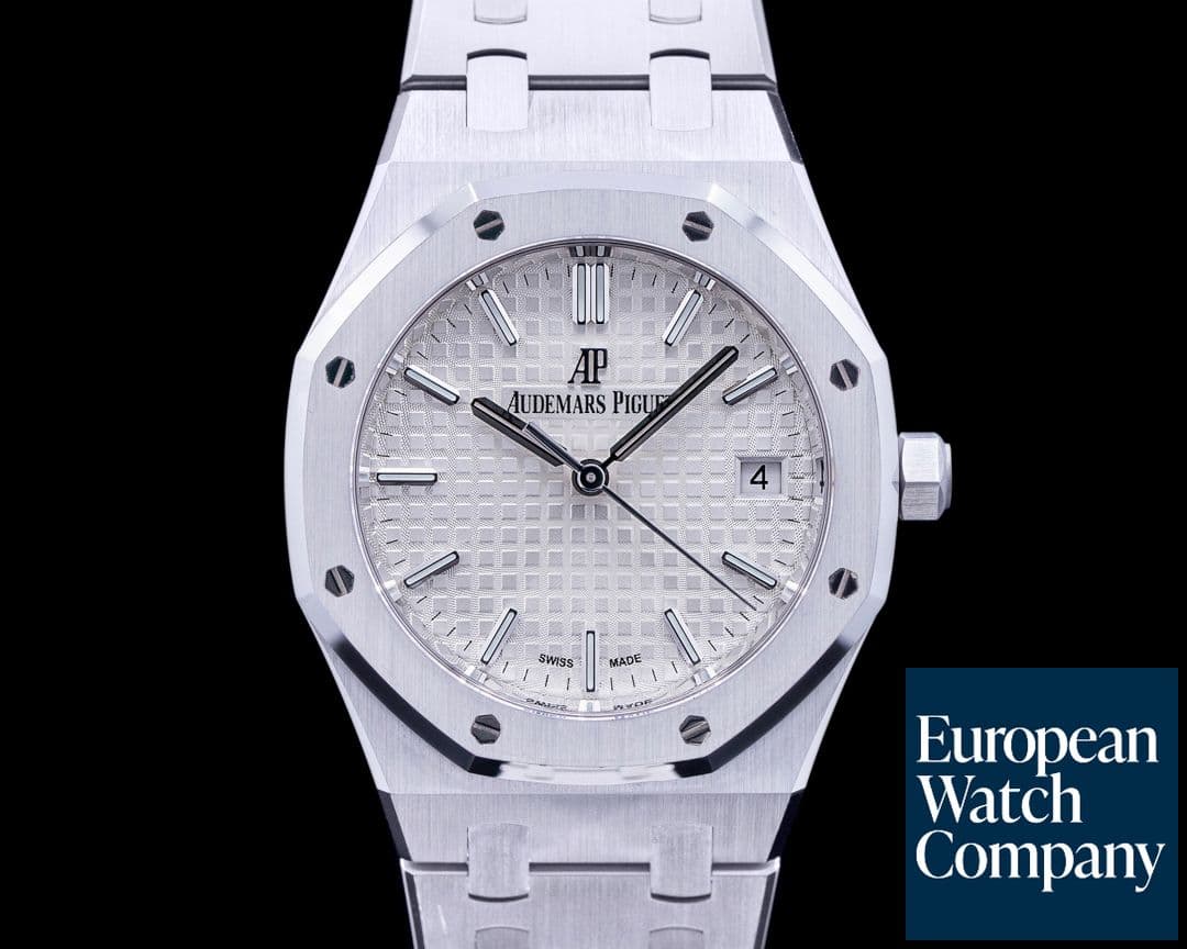 Image of Audemars Piguet Royal Oak 77350ST White Dial SS 34MM 