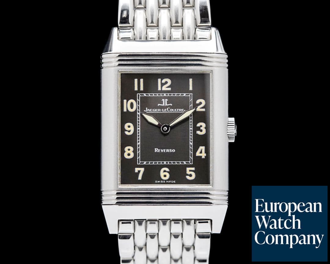 Image of Jaeger LeCoultre Reverso Grande Taille Shadow Black Dial SS / SS